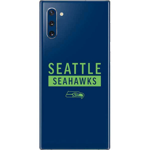 NFL Seattle Seahawks Blue Performance Series Galaxy Note 10 Skin