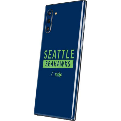 NFL Seattle Seahawks Blue Performance Series Galaxy Note 10 Skin