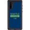 NFL Seattle Seahawks Blue Performance Series Galaxy Note 10 Waterproof Case