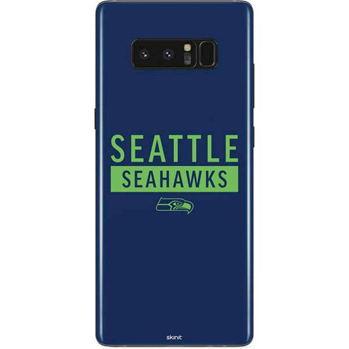 NFL Seattle Seahawks Blue Performance Series Galaxy Note 8 Skin
