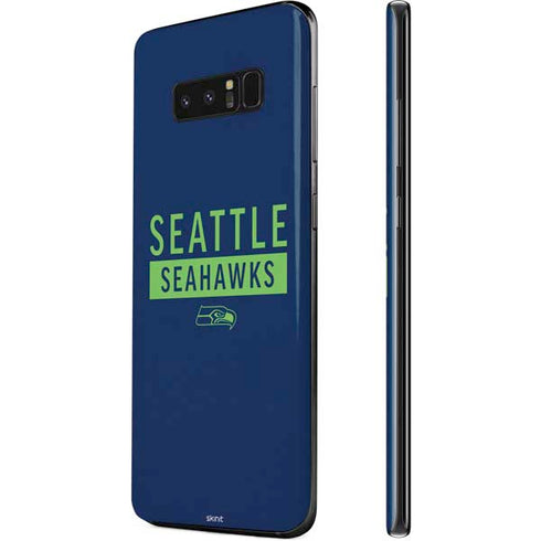 NFL Seattle Seahawks Blue Performance Series Galaxy Note 8 Skin