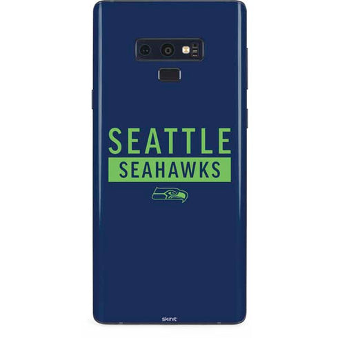 NFL Seattle Seahawks Blue Performance Series Galaxy Note 9 Skin