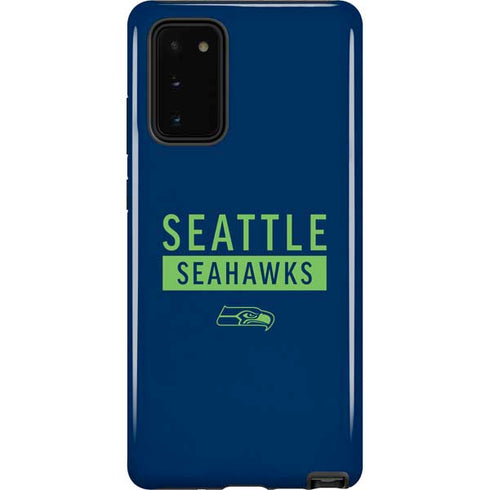 NFL Seattle Seahawks Blue Performance Series Galaxy Note20 5G Pro Case