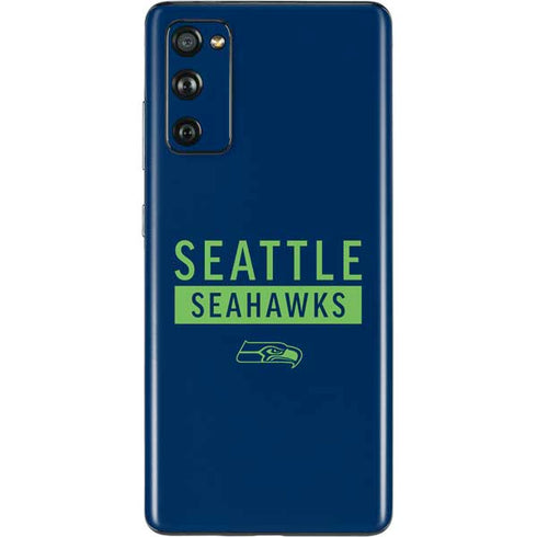 NFL Seattle Seahawks Blue Performance Series Galaxy S20 Fan Edition Skin