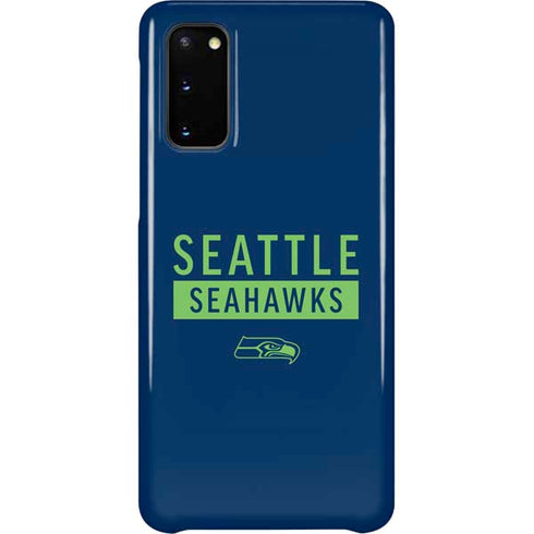NFL Seattle Seahawks Blue Performance Series Galaxy S20 Lite Case