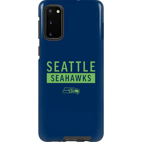 NFL Seattle Seahawks Blue Performance Series Galaxy S20 Pro Case