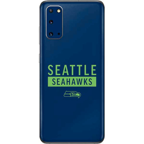 NFL Seattle Seahawks Blue Performance Series Galaxy S20 Skin