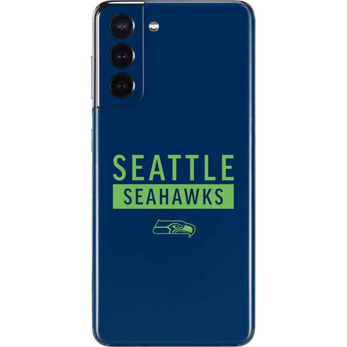 NFL Seattle Seahawks Blue Performance Series Galaxy S21 5G Skin