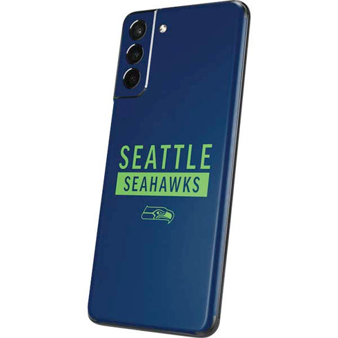 NFL Seattle Seahawks Blue Performance Series Galaxy S21 5G Skin