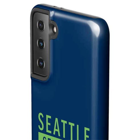 NFL Seattle Seahawks Blue Performance Series Galaxy S21 FE Pro Case
