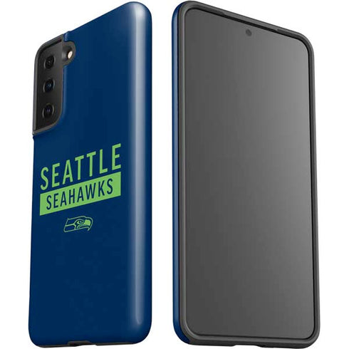 NFL Seattle Seahawks Blue Performance Series Galaxy S21 FE Pro Case