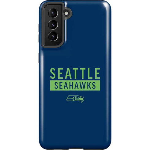 NFL Seattle Seahawks Blue Performance Series Galaxy S21 Plus 5G Pro Case