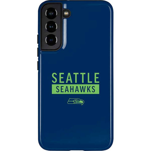 NFL Seattle Seahawks Blue Performance Series Galaxy S22 Plus Pro Case