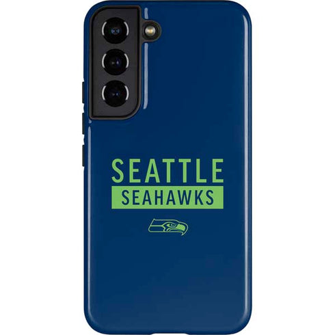 NFL Seattle Seahawks Blue Performance Series Galaxy S22 Pro Case