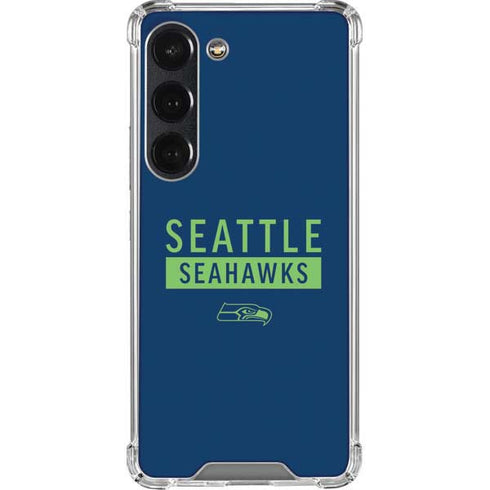 NFL Seattle Seahawks Blue Performance Series Galaxy S23 Clear Case
