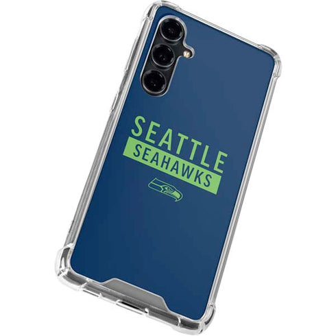 NFL Seattle Seahawks Blue Performance Series Galaxy S23 FE Clear Case