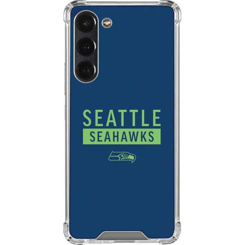 NFL Seattle Seahawks Blue Performance Series Galaxy S23 Plus Clear Case