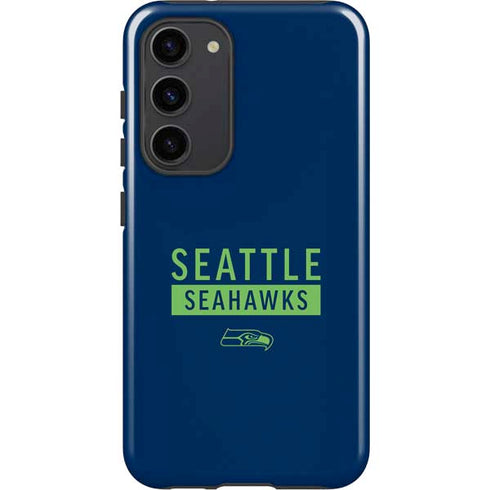 NFL Seattle Seahawks Blue Performance Series Galaxy S23 Plus Pro Case