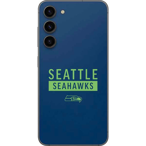 NFL Seattle Seahawks Blue Performance Series Galaxy S23 Plus Skin