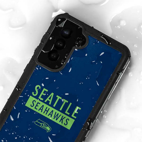 NFL Seattle Seahawks Blue Performance Series Galaxy S23 Plus Waterproof Case