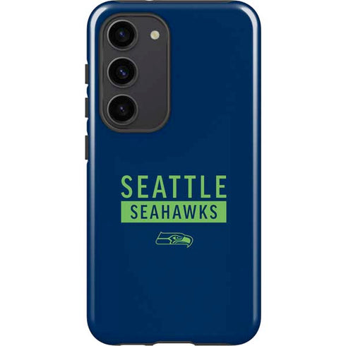 NFL Seattle Seahawks Blue Performance Series Galaxy S23 Pro Case