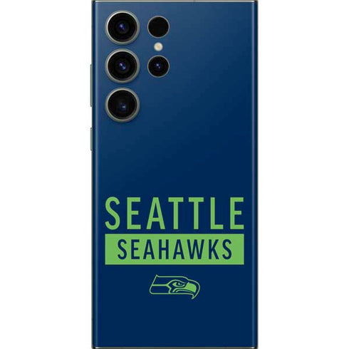 NFL Seattle Seahawks Blue Performance Series Galaxy S23 Ultra Skin