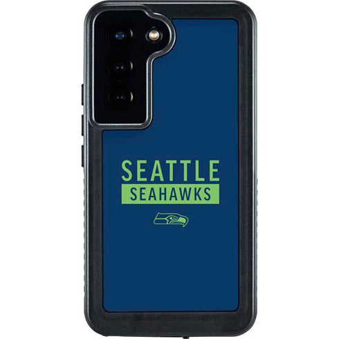 NFL Seattle Seahawks Blue Performance Series Galaxy S23 Waterproof Case
