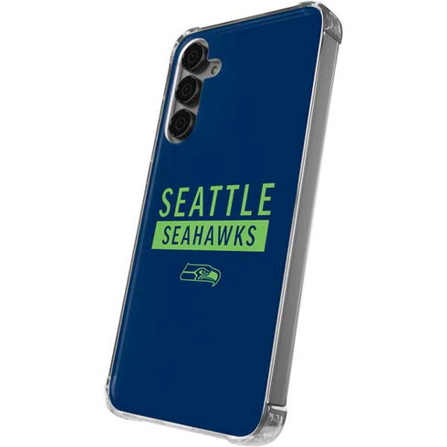 NFL Seattle Seahawks Blue Performance Series Galaxy S24 Plus Clear Case