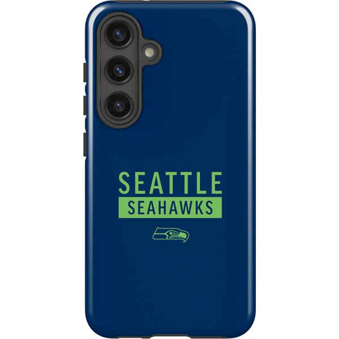 NFL Seattle Seahawks Blue Performance Series Galaxy S24 Plus Impact Case