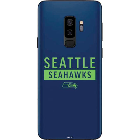 NFL Seattle Seahawks Blue Performance Series Galaxy S9 Plus Skin