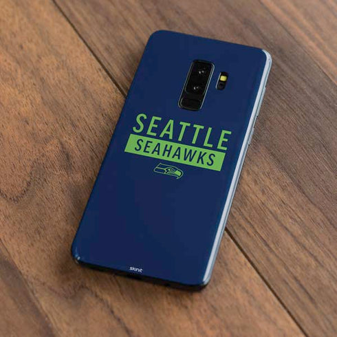 NFL Seattle Seahawks Blue Performance Series Galaxy S9 Plus Skin