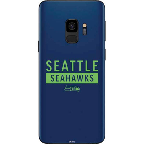 NFL Seattle Seahawks Blue Performance Series Galaxy S9 Skin