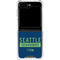 NFL Seattle Seahawks Blue Performance Series Galaxy Z Flip5 5G Clear Case