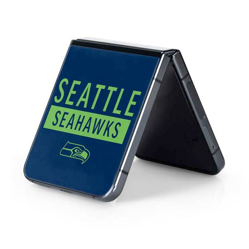 NFL Seattle Seahawks Blue Performance Series Galaxy Z Flip5 5G Skin
