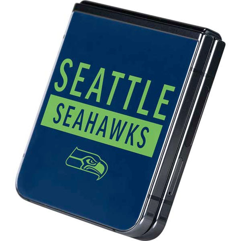 NFL Seattle Seahawks Blue Performance Series Galaxy Z Flip5 5G Skin