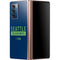 NFL Seattle Seahawks Blue Performance Series Galaxy Z Fold2 5G Skin