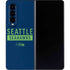 NFL Seattle Seahawks Blue Performance Series Galaxy Z Fold4 5G Skin