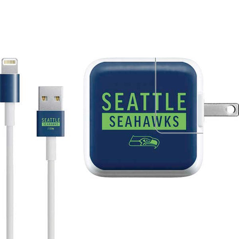 NFL Seattle Seahawks Blue Performance Series iPad Charger (10W USB) Skin
