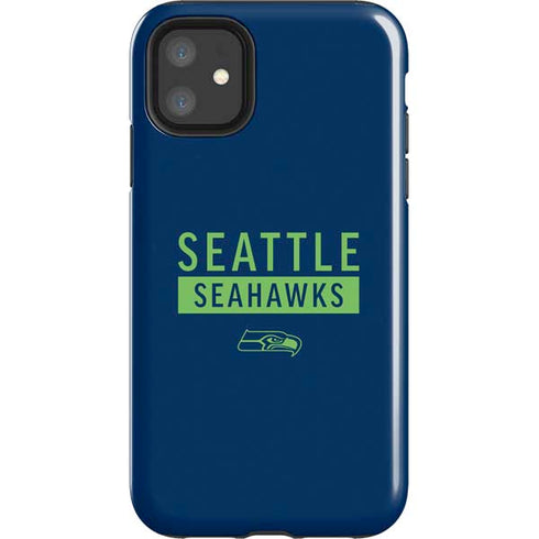 NFL Seattle Seahawks Blue Performance Series iPhone 11 Impact Case