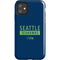 NFL Seattle Seahawks Blue Performance Series iPhone 11 Impact Case