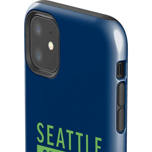 NFL Seattle Seahawks Blue Performance Series iPhone 11 Impact Case