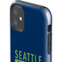 NFL Seattle Seahawks Blue Performance Series iPhone 11 Impact Case