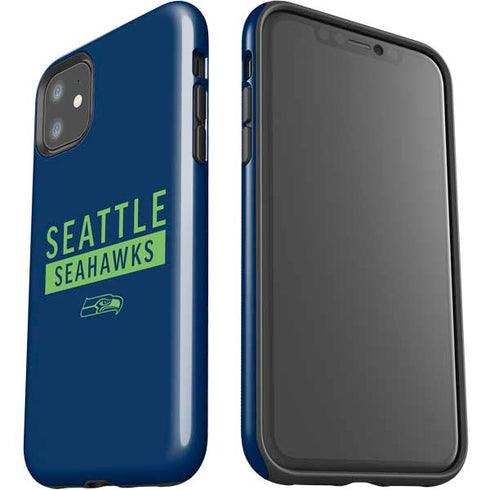 NFL Seattle Seahawks Blue Performance Series iPhone 11 Impact Case