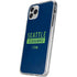 NFL Seattle Seahawks Blue Performance Series iPhone 11 Pro Clear Case