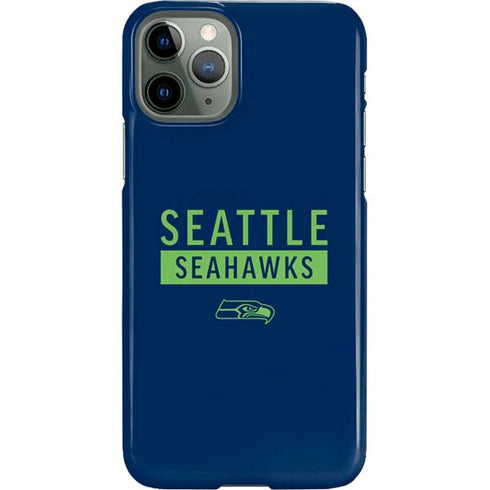 NFL Seattle Seahawks Blue Performance Series iPhone 11 Pro Lite Case