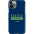 NFL Seattle Seahawks Blue Performance Series iPhone 11 Pro Lite Case