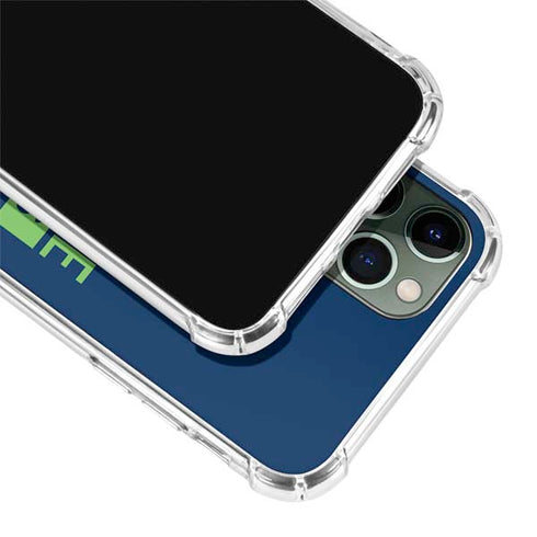 NFL Seattle Seahawks Blue Performance Series iPhone 11 Pro Max Clear Case