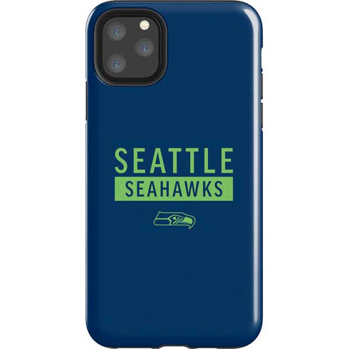NFL Seattle Seahawks Blue Performance Series iPhone 11 Pro Max Impact Case