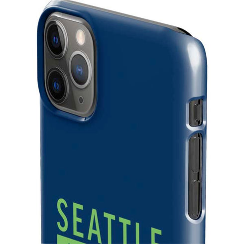 NFL Seattle Seahawks Blue Performance Series iPhone 11 Pro Max Lite Case