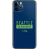 NFL Seattle Seahawks Blue Performance Series iPhone 11 Pro Skin